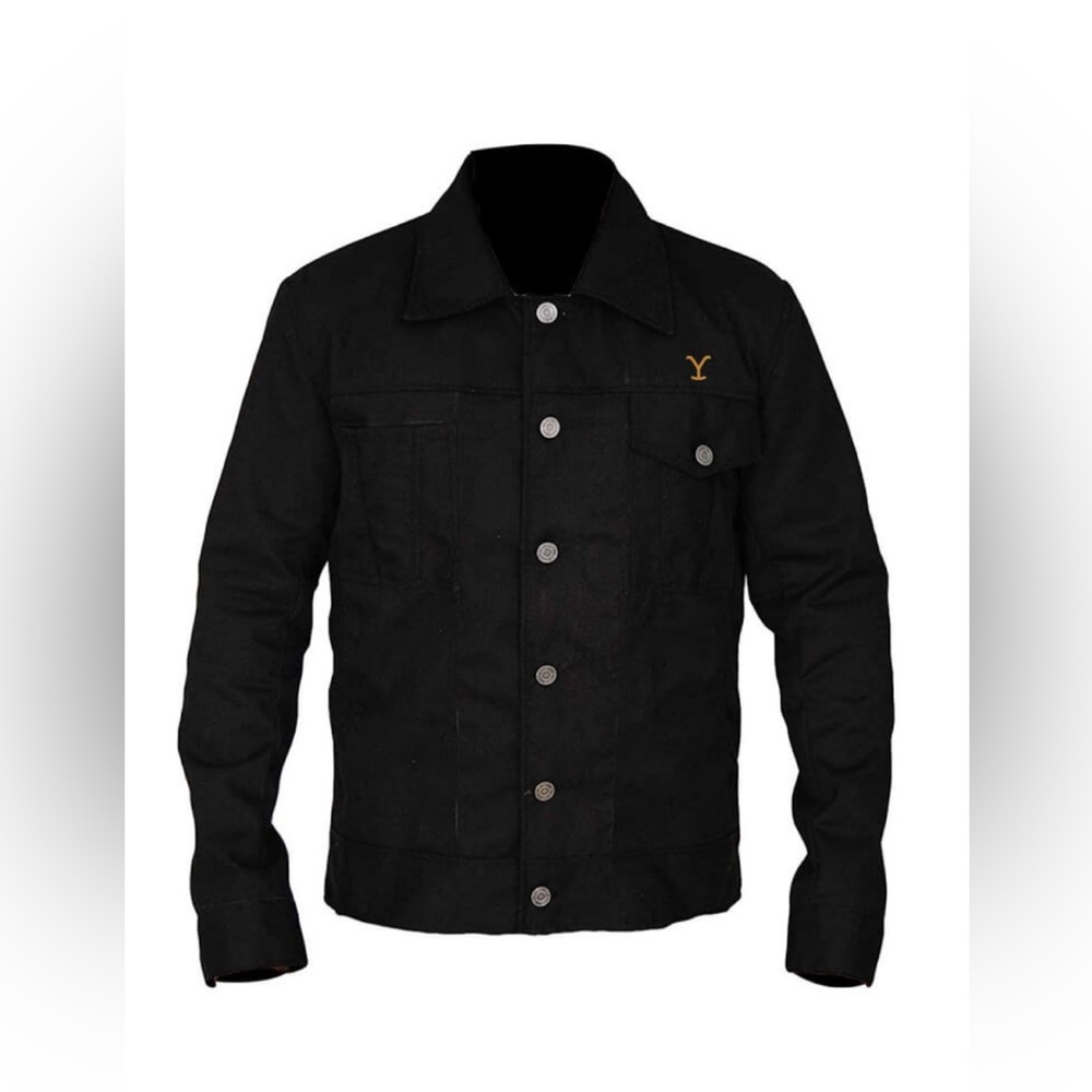 Yellowstone Cotton Black Cole Hauser Rip Wheeler Jacket